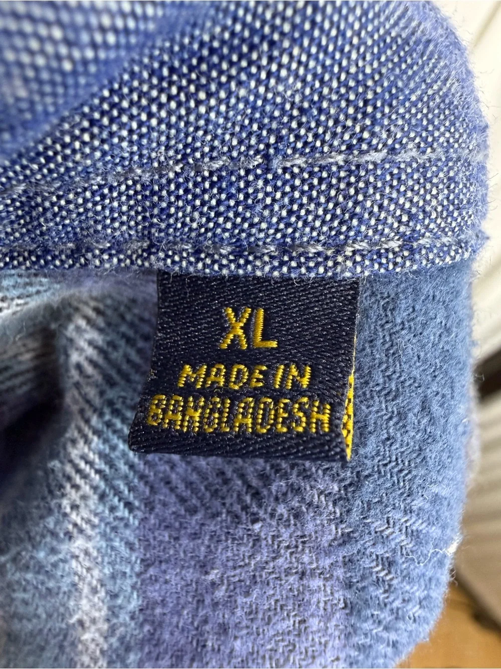 Jachs MFG Blue and Black Plaid Flannel Button Up Shirt